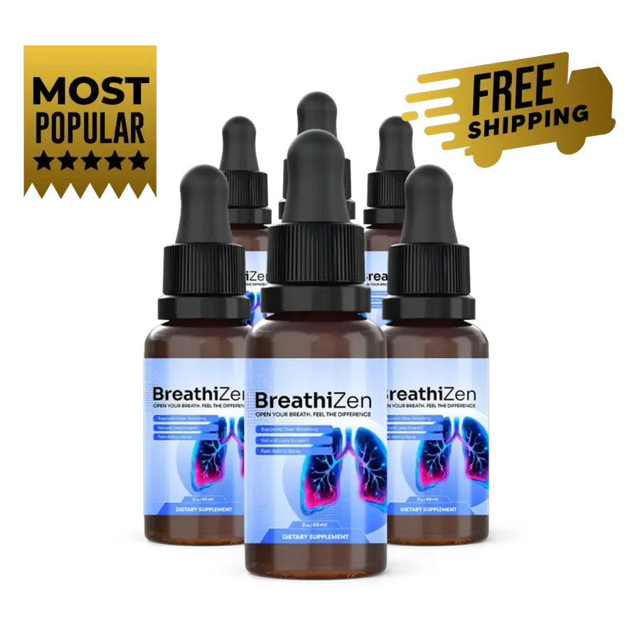 Six bottles of Breathizen
